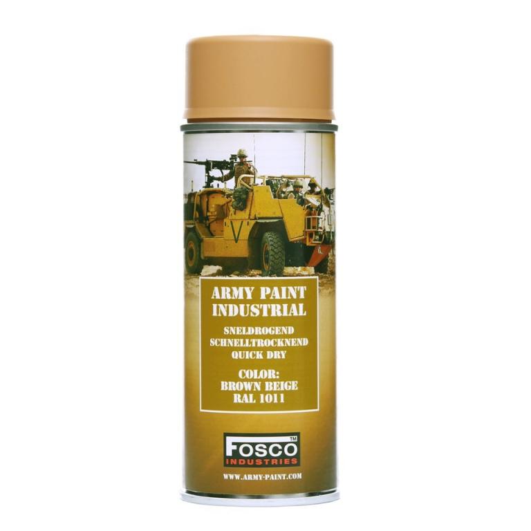 Краска FOSCO ARMY camouflage paint spray 400 ml RAL 1011 BROWN BEIGE
