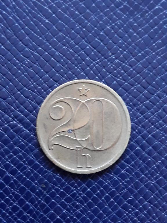 Чехословакия  20 геллеров 1979 КМ 74