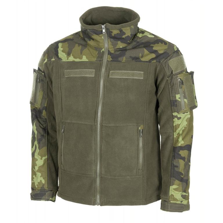 Жакет флисовый MFH Defence Tactical fleece jacket COMBAT czech CAMO 95