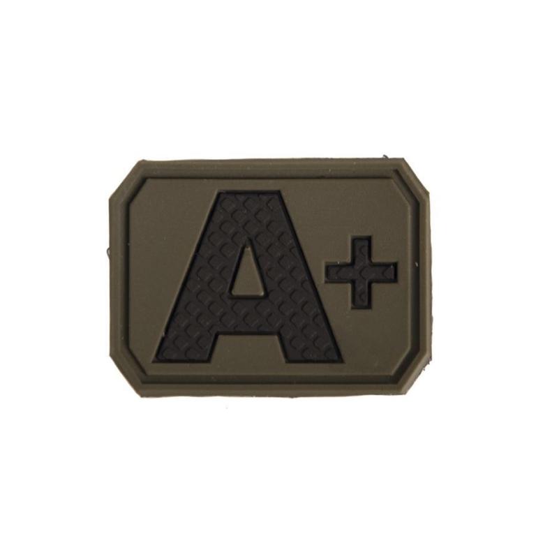 Нашивка MIL-TEC® PATCH 3D BLOOD A POSITIV OLIVE DRAB