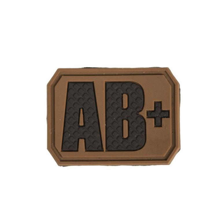 Нашивка MIL-TEC® PATCH 3D BLOOD AB POSITIV COYOTE