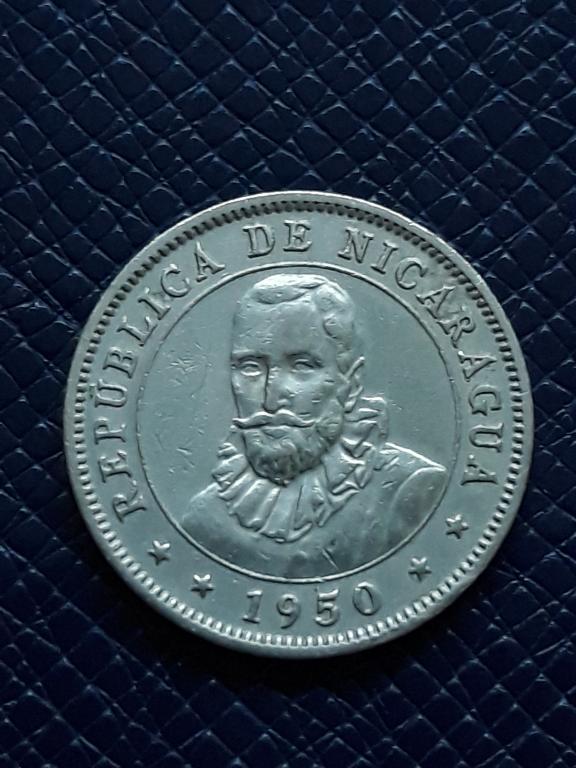 Никарагуа 10 сентаво 1950 КМ 17.1