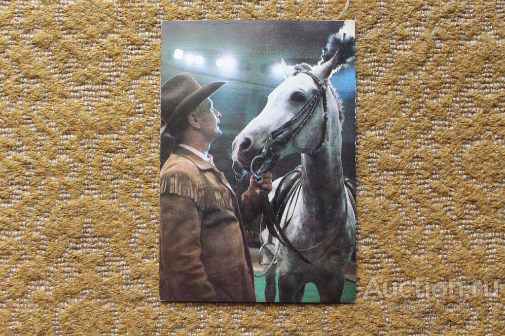 Карманный календарик 1984 Цирк Вальтер Запашный фауна лошадь