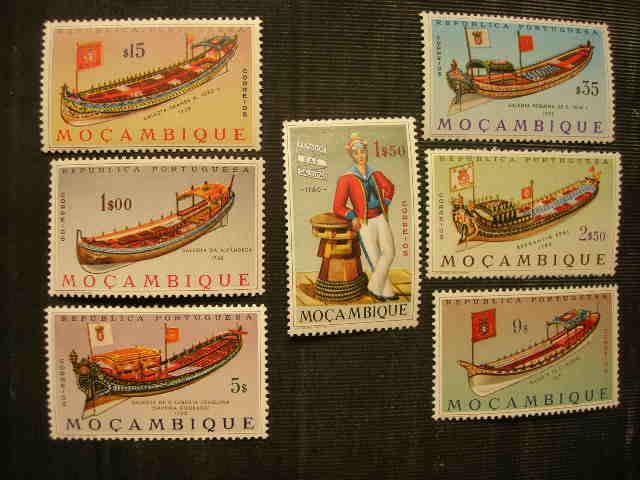 Португальский Мозамбик 1964 флот: корабли, лодки  MNH