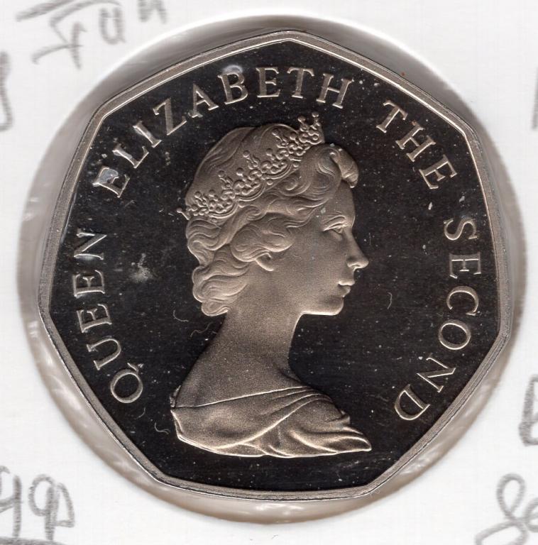 50 пенсов - Джерси - 1981 - ПРУФ