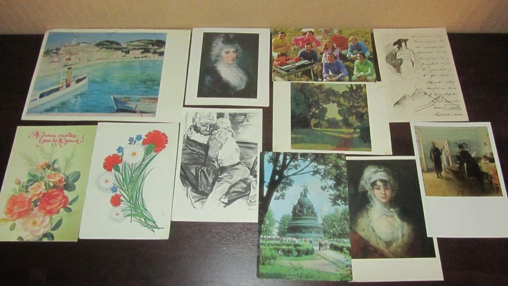 Набор открыток СССР разные 