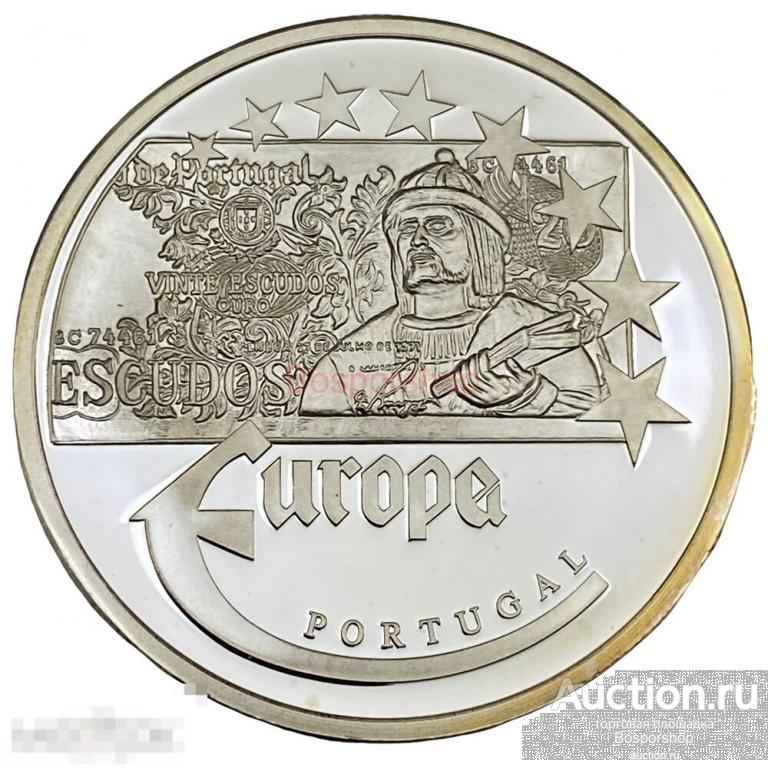 Германия, настольная медаль "Европа. Португалия" 1997 г. 