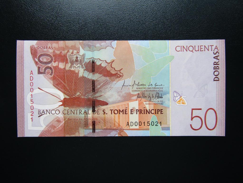 Cан-Томе и Принсипи - 50 добра 2016 г. UNC.