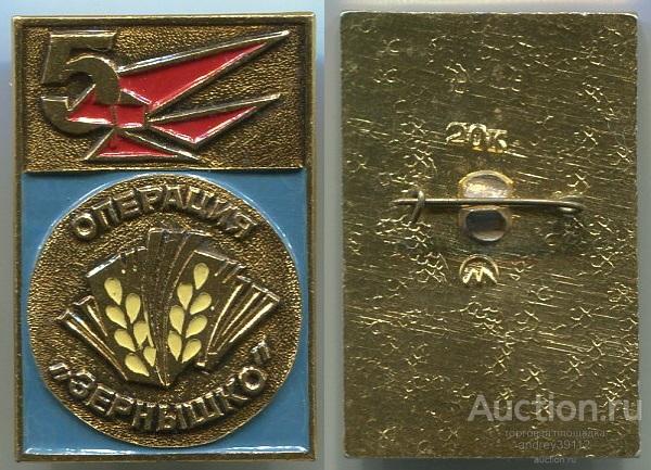 Значок Операция Зернышко Пионерия (арт 3462-465)