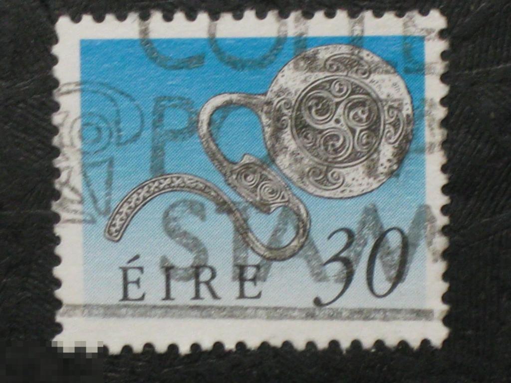 Ирландия 1990 Стандарт Брошь марка 30 