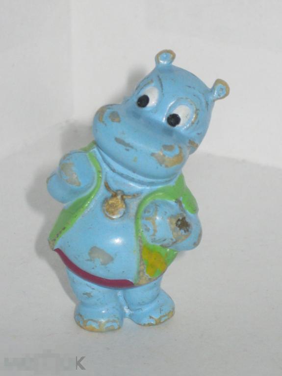 Киндер сюрприз Бегемоты палубные 1992 Бегемот №7 без шляпы некондиция 