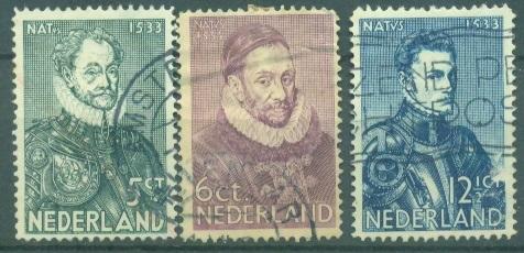 Нидерланды 1933 г. серия-1 Вильгельм Оранский гашеная