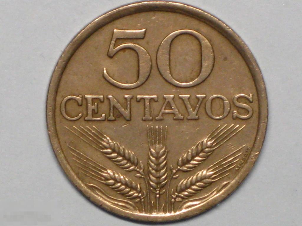 Португалия 50 сентаво 1973 (д) 