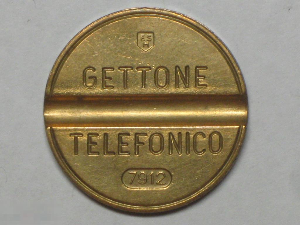 Жетон телефонный Италия ESM 7912 (д) 