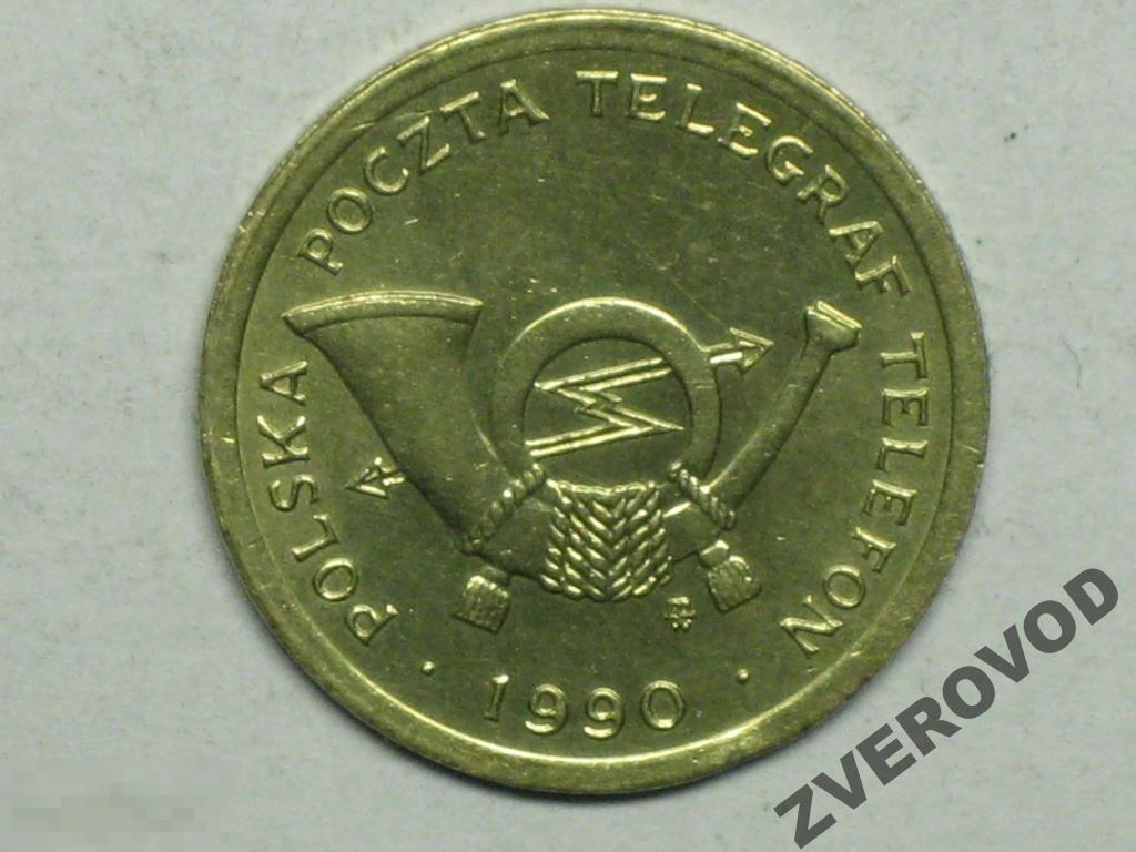 Жетон телефон Польша -А- 1990 мд Варшава (д) 