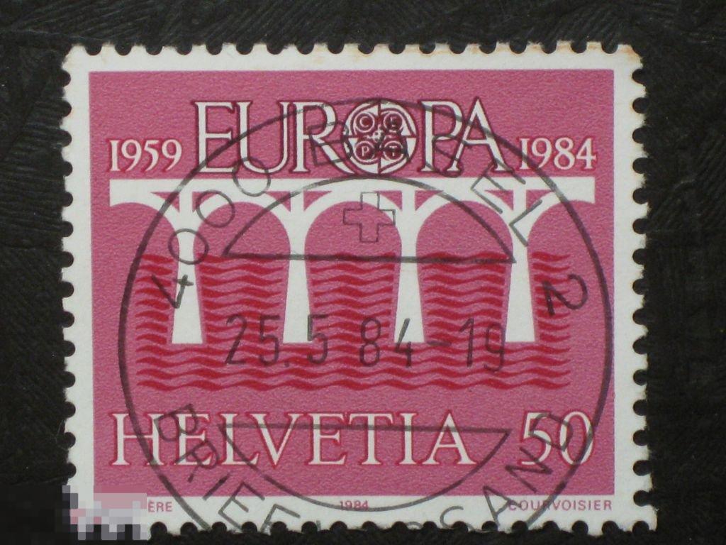 Швейцария 1984 C.E.P.T. Мост марка 50 