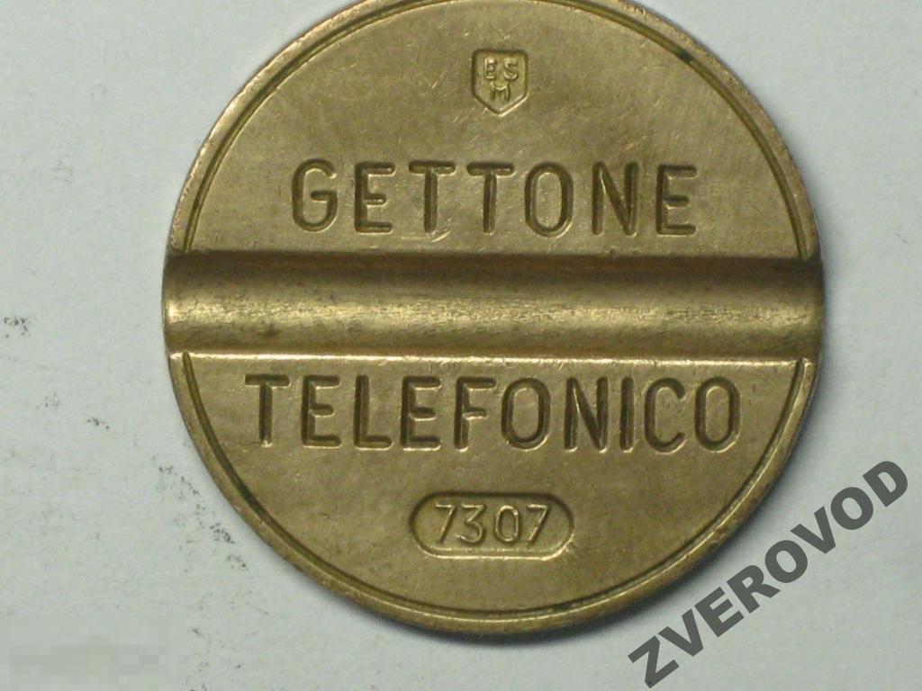 Жетон телефонный Италия ESM 7307 