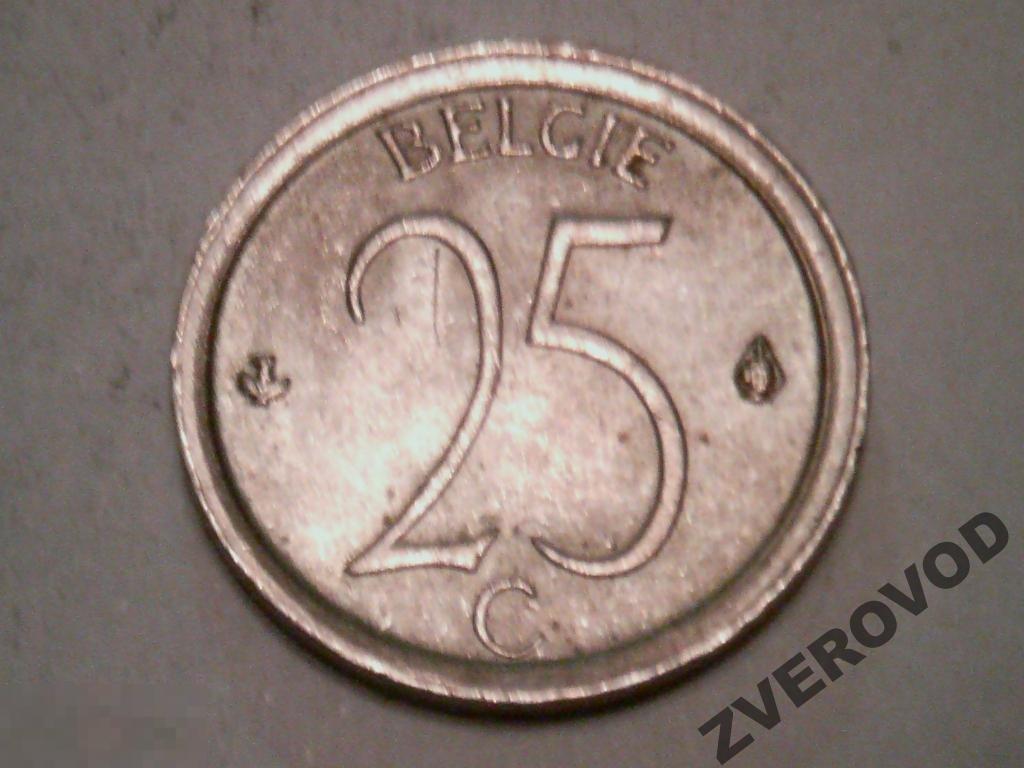 Бельгия 25 сантимов 1973 Belgie (д) 