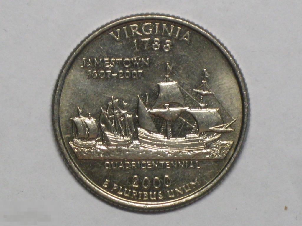 США 25 центов 2000 Р Virginia (10) (д) 