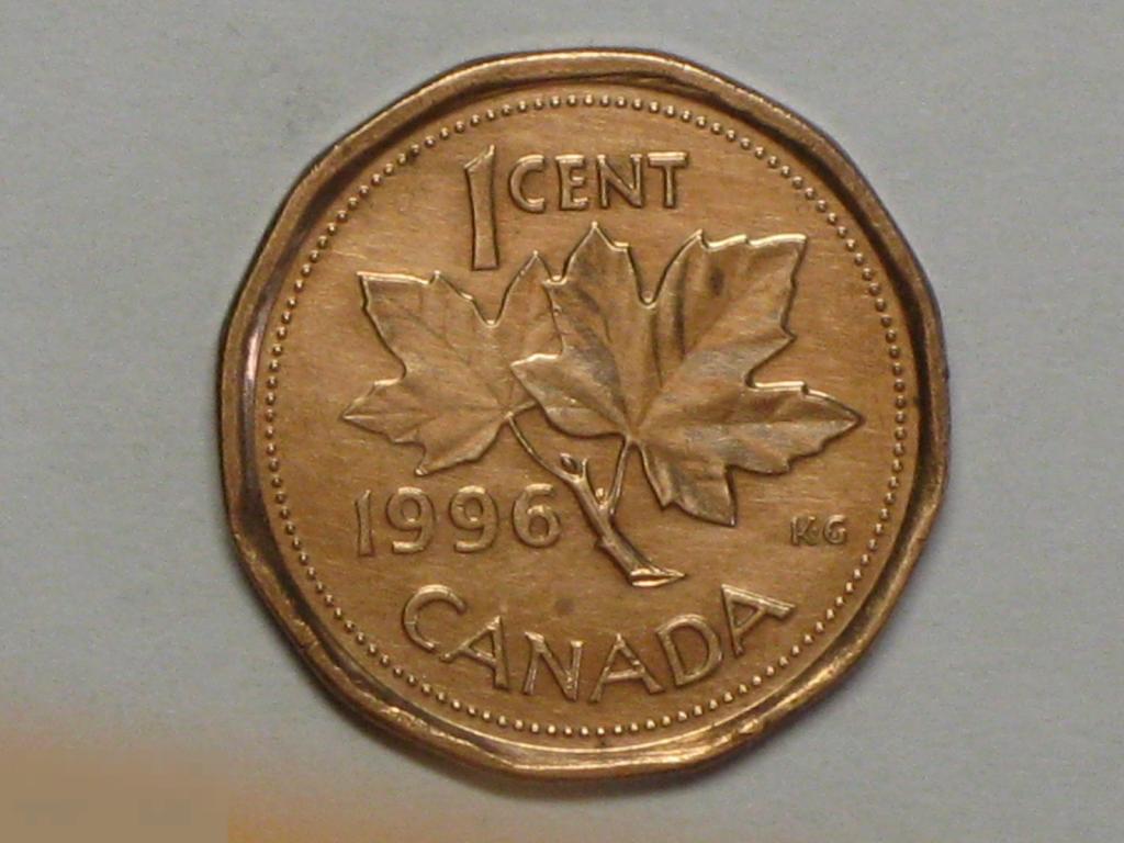 Канада 1 цент 1996 
