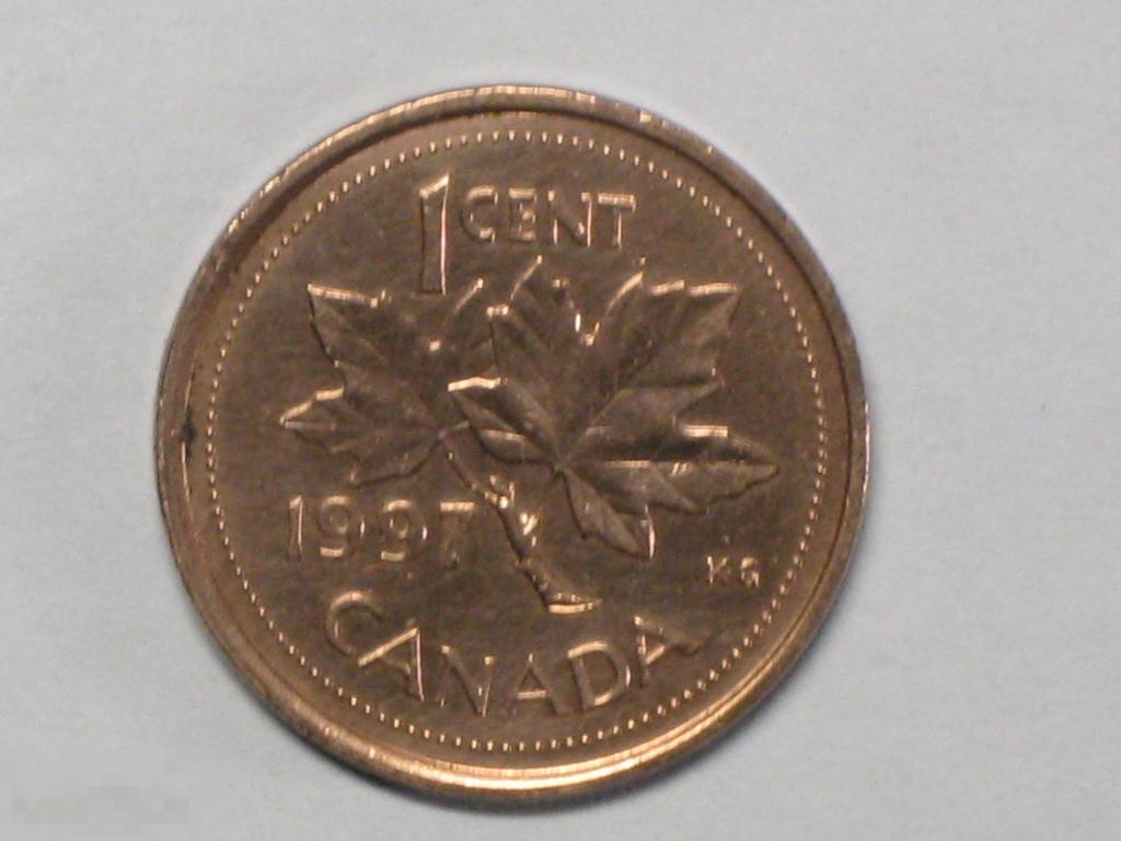 Канада 1 цент 1997 