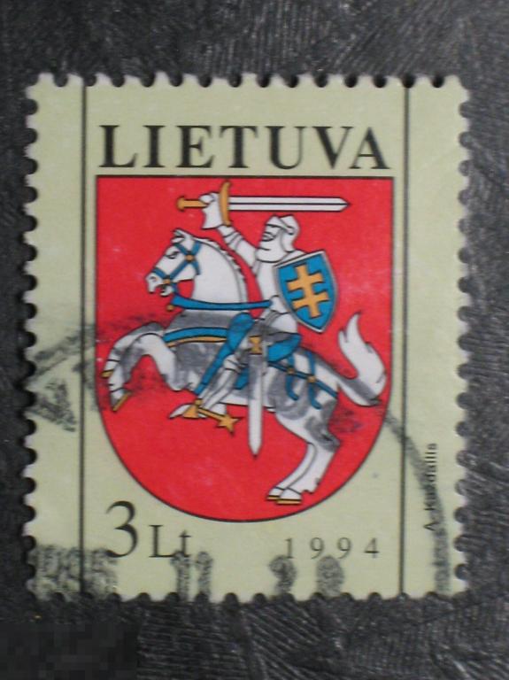 Литва 1994 Стандарт Всадник Герб марка 3.00 