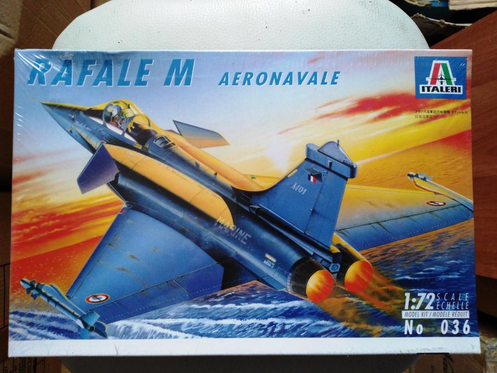 Самолет 1/72 Rafale-M Aeronavale (Italeri 036)