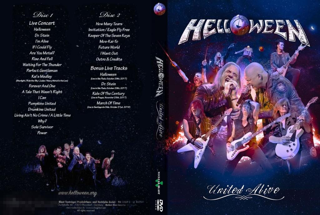 Helloween - United Alive (2019)  на 2 DVD-R (Power Metal) Состояние: "Like New"