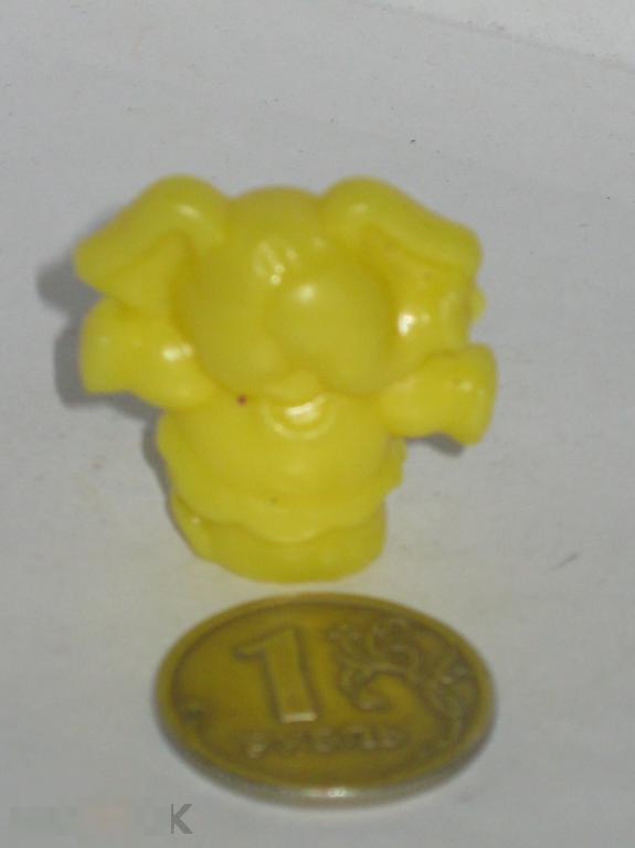 не Киндер сюрприз Слон на карандаш желтый 