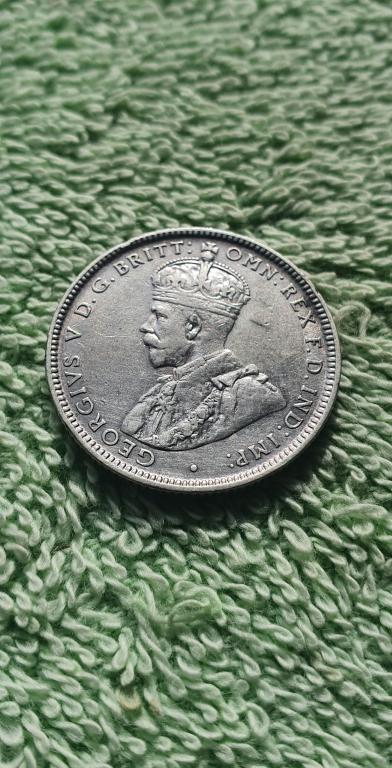 1 шиллинг , 1917 год М, содружество Австралия - доминион Великобритании