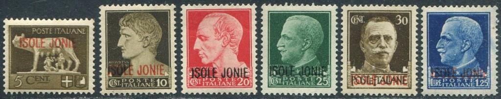 Греция 1941 Ионические острова итальянская оккупация ** MNH (6)