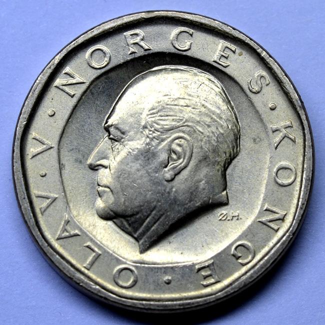 Норвегия 10 крон 1983-1991