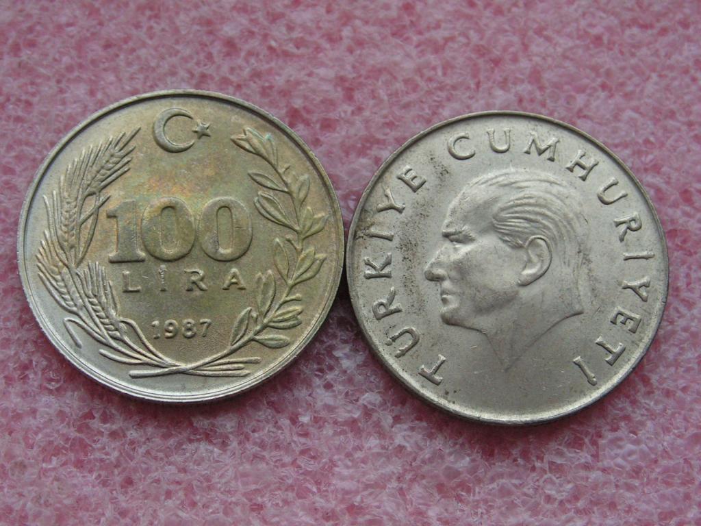 Турция 100 лир 1987 a-unc