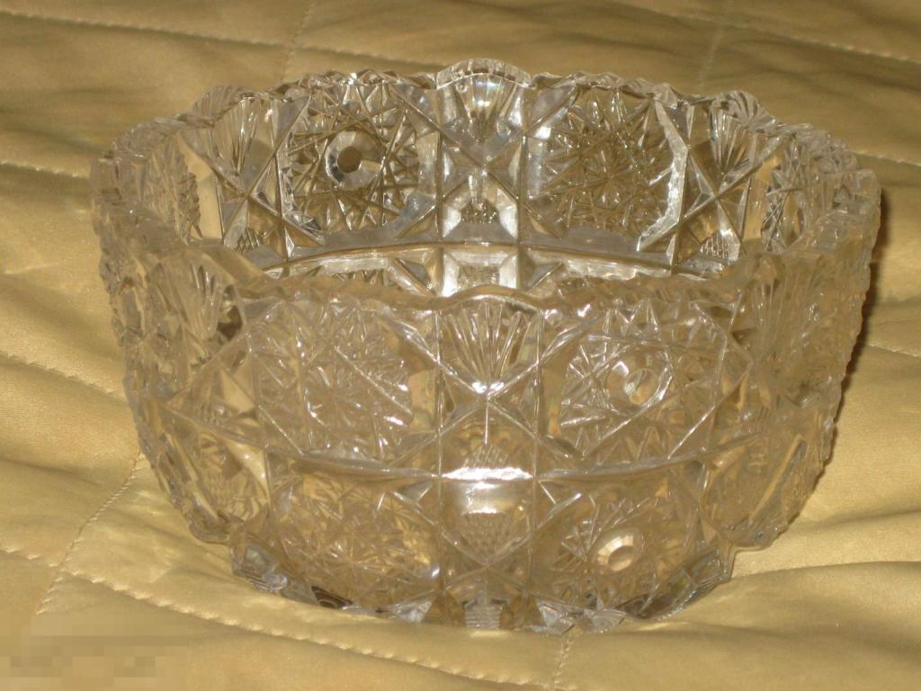 Ваза Конфетница Хрусталь периода СССР-1 (Av-Ю) 