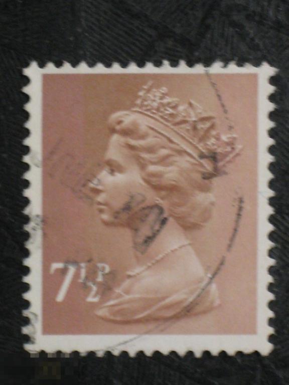 Великобритания 1971 стандарт Елизавета красно-коричневый марка 0.075 (и1) 
