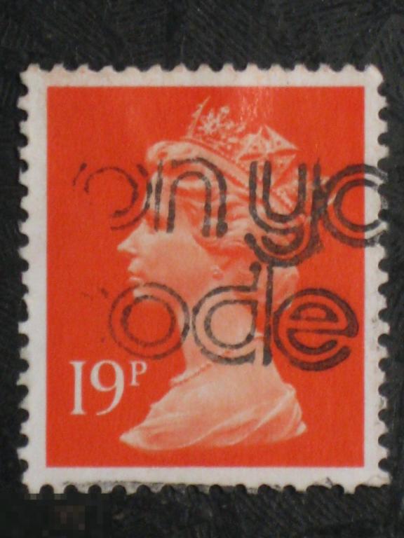 Великобритания 1988 стандарт Елизавета ораньжевый марка 0.19 (и5) 