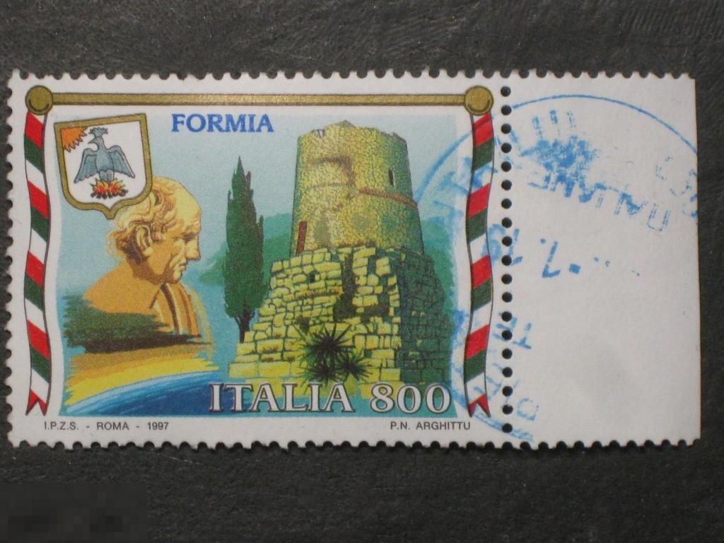 Италия 1997 Туризм Формия марка 800 из серии гаш 
