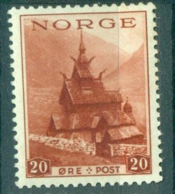 Норвегия  1938 г. стандарт  Кирха негашеная **