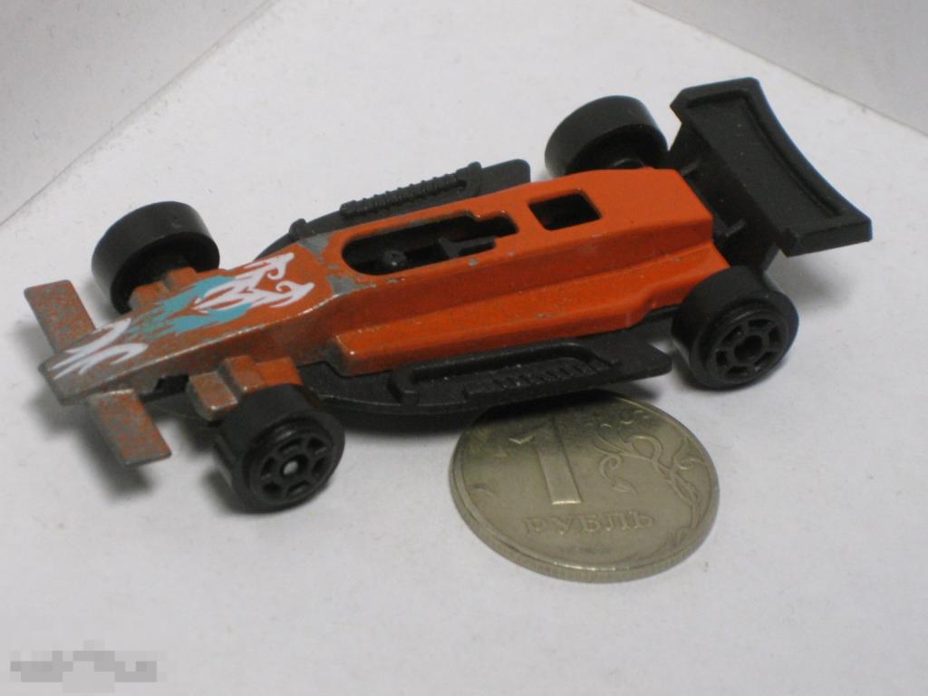 не Киндер автомобиль Гоночный болид Ораньжевый China 