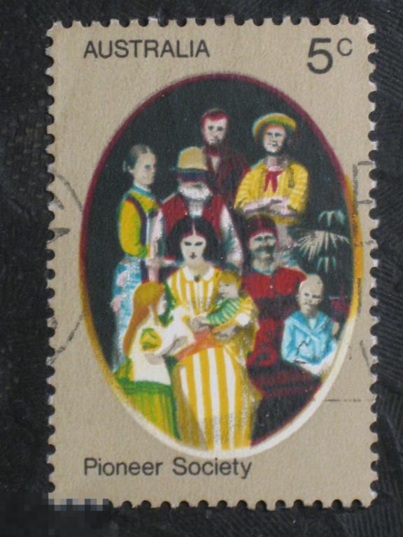 Австралия 1972 1974 Пионеры Портрет семейства марка 0.05 из серии 