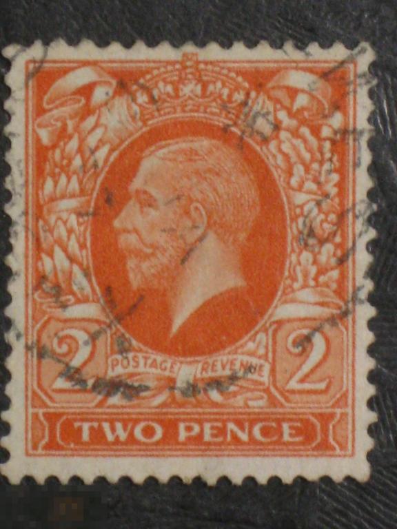 Великобритания 1912 1913 1924 1935 Король Георг V марка 2p (и5) 