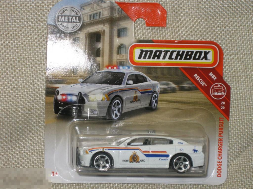 Matchbox MBX rescue Dodge Charger Pursuit Police 2012 Таиланд (SB) 