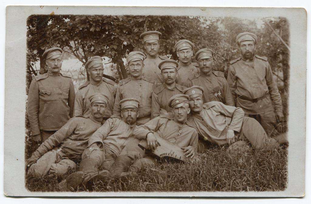 Солдаты РИА 91 Двинский полк кавалер ГК