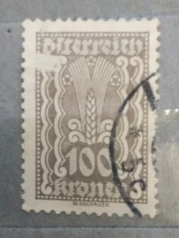 Австрия 1922 Стандарт Агрокультура Sc# 268 Used