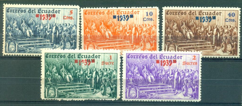 Эквадор 1939 г. серия Христофор Колумб негашеная**