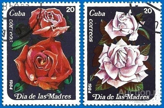 Куба 1984 MiNr 2851-52. День матери. (0.8 € / 0.6 $) CTO