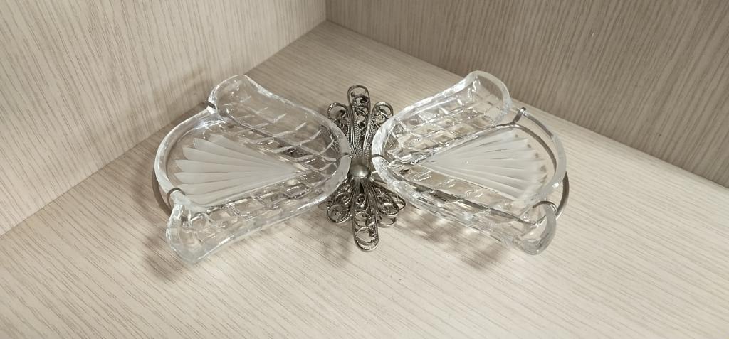 Розетки. Стекло . Металл. Скань . СССР.