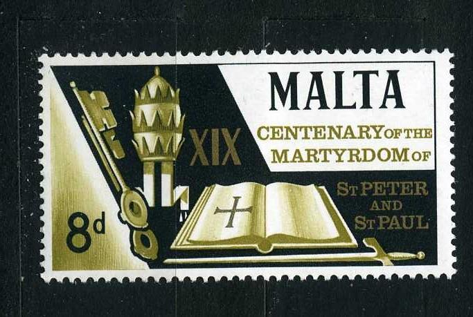 Мальта. 1900-летие святых Апостолов Петра и Павла. 1967.**