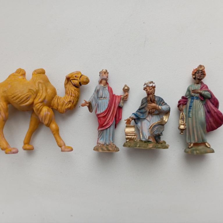 Солдатики Фигурки Волхвы с дарами Рождество Христово Италия Винтаж Редкие! Красивые! Люкс!