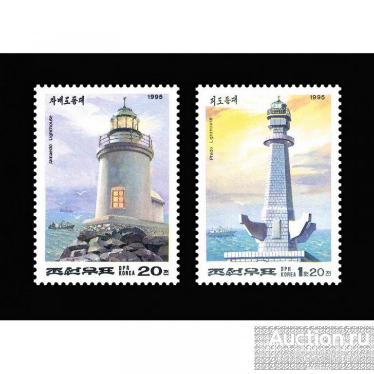 dp3564-5 Северная Корея 1995г. Маяки Маяки MNH